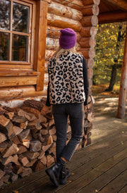 Leopardmønstret Cardigan