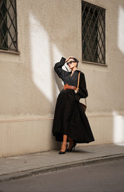 Elegant White Cotton Maxi Dress