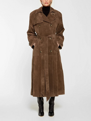 Harlow Suede Trenchcoat