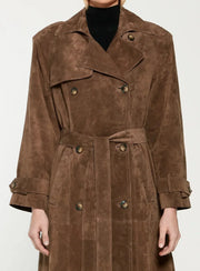 Harlow Suede Trenchcoat